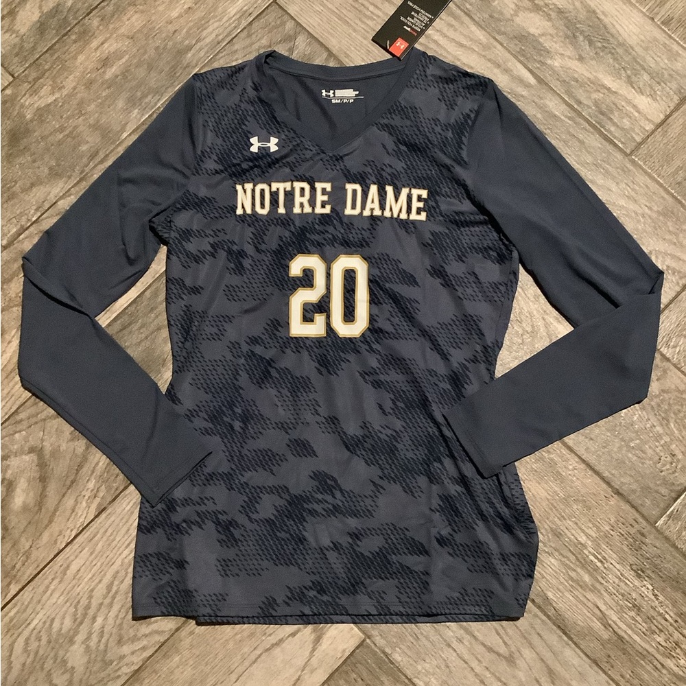 Under Armour womens Notre Dame Spike it jersey NWT!